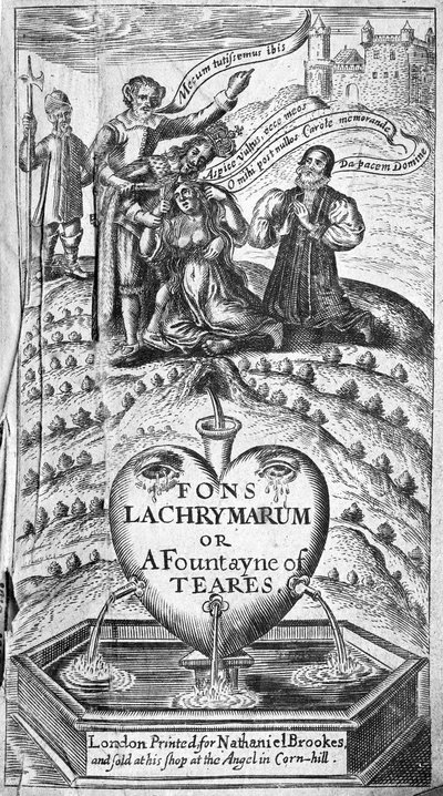 Title Page of Fons Lacyrymarum, 1649 by English School